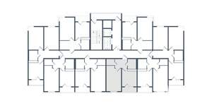 1-к квартира, вторичка, 41м2, 12/20 этаж