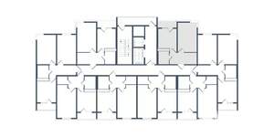 1-к квартира, вторичка, 41м2, 2/20 этаж