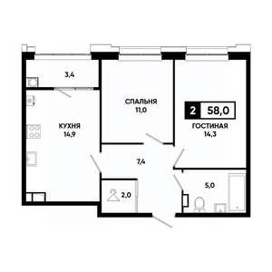 Фото квартиры на продажу (1)