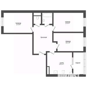 3-к квартира, вторичка, 130м2, 1/9 этаж