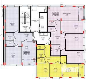 2-к квартира, вторичка, 71м2, 6/10 этаж