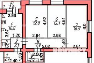 3-к квартира, вторичка, 74м2, 1/5 этаж