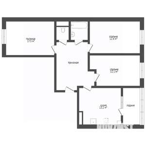 3-к квартира, вторичка, 168м2, 6/10 этаж