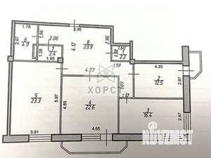 3-к квартира, вторичка, 115м2, 4/12 этаж