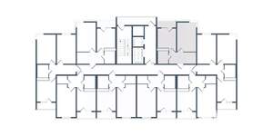 1-к квартира, вторичка, 41м2, 5/20 этаж