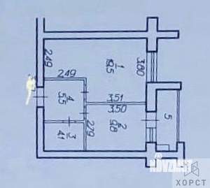 1-к квартира, вторичка, 42м2, 10/12 этаж