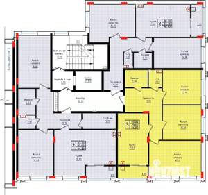 3-к квартира, строящийся дом, 82м2, 2/10 этаж