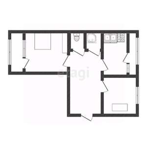 2-к квартира, вторичка, 64м2, 3/10 этаж