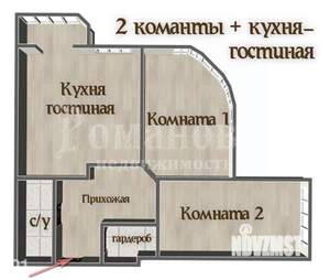 3-к квартира, вторичка, 95м2, 8/16 этаж