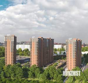 2-к квартира, строящийся дом, 59м2, 12/19 этаж