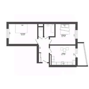 2-к квартира, вторичка, 62м2, 2/24 этаж