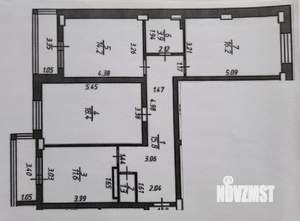 3-к квартира, сданный дом, 89м2, 12/13 этаж