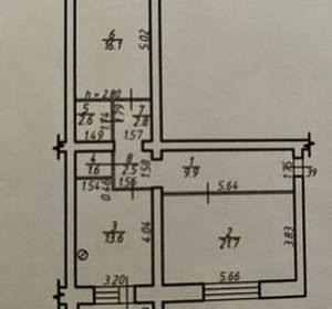 2-к квартира, вторичка, 71м2, 6/7 этаж