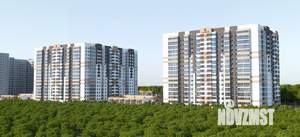 1-к квартира, строящийся дом, 35м2, 1/16 этаж
