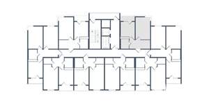1-к квартира, вторичка, 41м2, 7/20 этаж