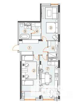 2-к квартира, вторичка, 88м2, 6/9 этаж
