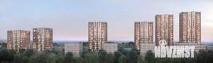 3-к квартира, строящийся дом, 83м2, 3/25 этаж