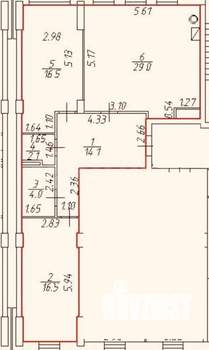3-к квартира, вторичка, 82м2, 8/8 этаж