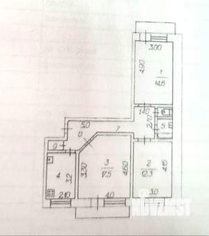 3-к квартира, вторичка, 73м2, 9/9 этаж