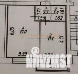 1-к квартира, вторичка, 39м2, 5/7 этаж