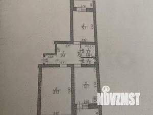 2-к квартира, вторичка, 62м2, 5/10 этаж