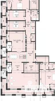 5-к квартира, вторичка, 294м2, 22/25 этаж