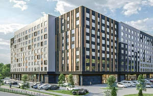 1-к квартира, сданный дом, 36м2, 1/9 этаж