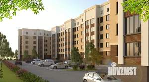 1-к квартира, строящийся дом, 42м2, 5/5 этаж