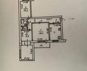 3-к квартира, вторичка, 84м2, 7/10 этаж