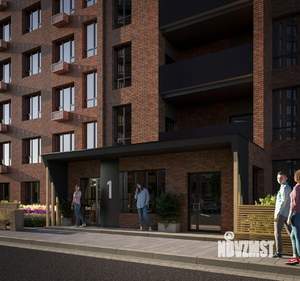 1-к квартира, строящийся дом, 52м2, 9/19 этаж