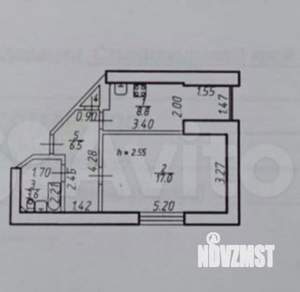 1-к квартира, вторичка, 40м2, 3/9 этаж