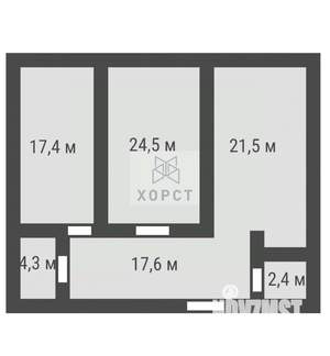 2-к квартира, вторичка, 88м2, 7/16 этаж