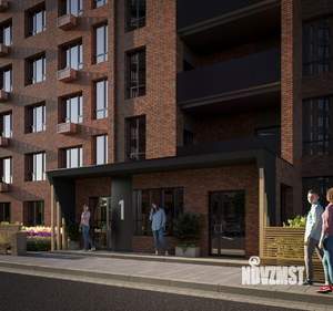 1-к квартира, строящийся дом, 52м2, 4/19 этаж