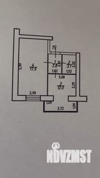 1-к квартира, вторичка, 36м2, 3/6 этаж