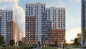 1-к квартира, строящийся дом, 35м2, 5/19 этаж